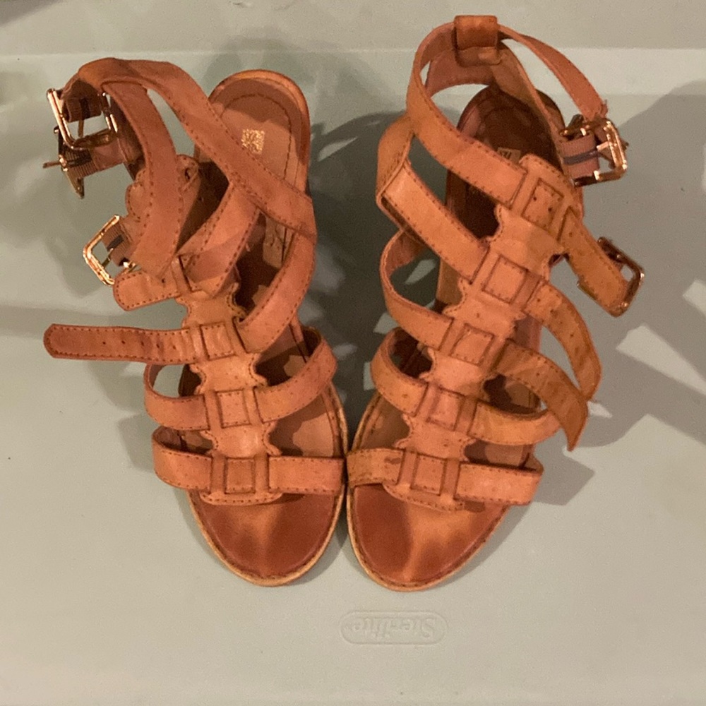 Cream, White Mountain heels, size 6.5.